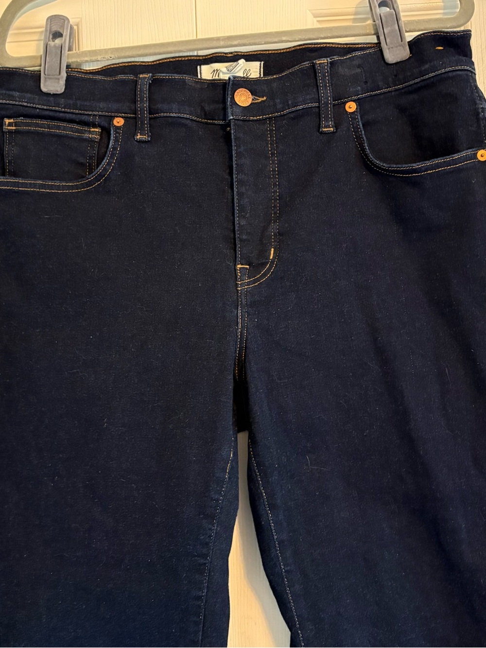 🔥 Like New Madewell Mid-Rise Stovepipe Jeans – Indigo Wash | Size 31 - Picture 2 of 9